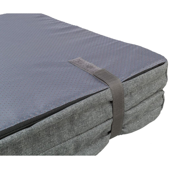 Matratze Samoa Vital, faltbar, wasserabweisend, dunkelgrau