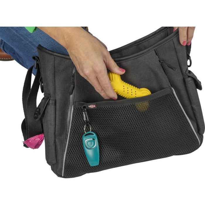 Gassi- und Dummy-Tasche, anthrazit