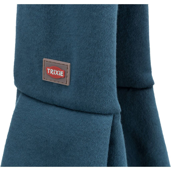 Fronttasche Soft, blau/hellgrau