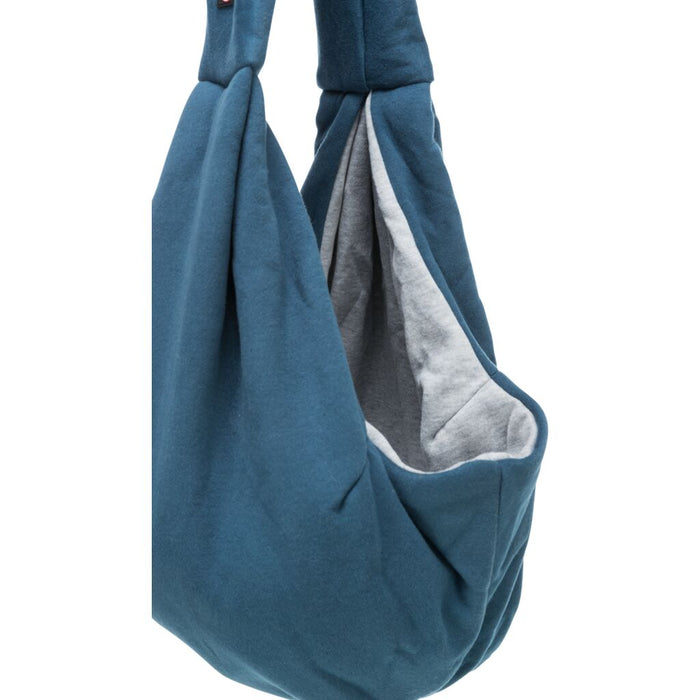Fronttasche Soft, blau/hellgrau
