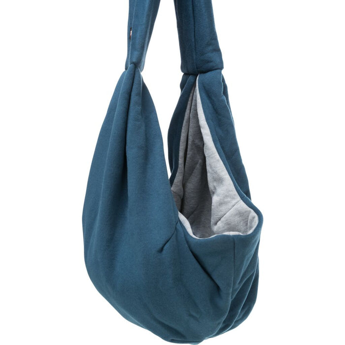 Fronttasche Soft, blau/hellgrau