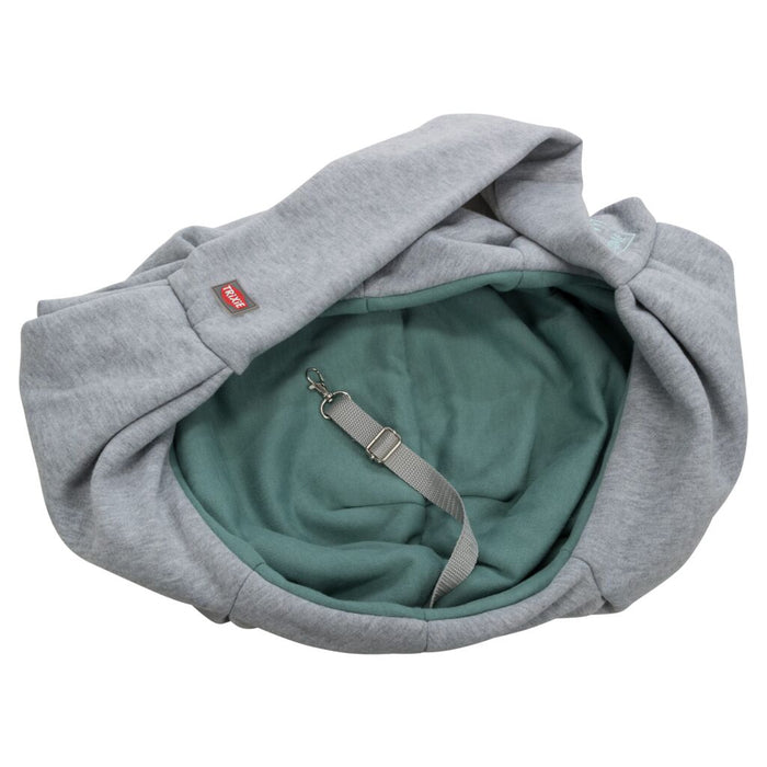 Junior Fronttasche, hellgrau/mint