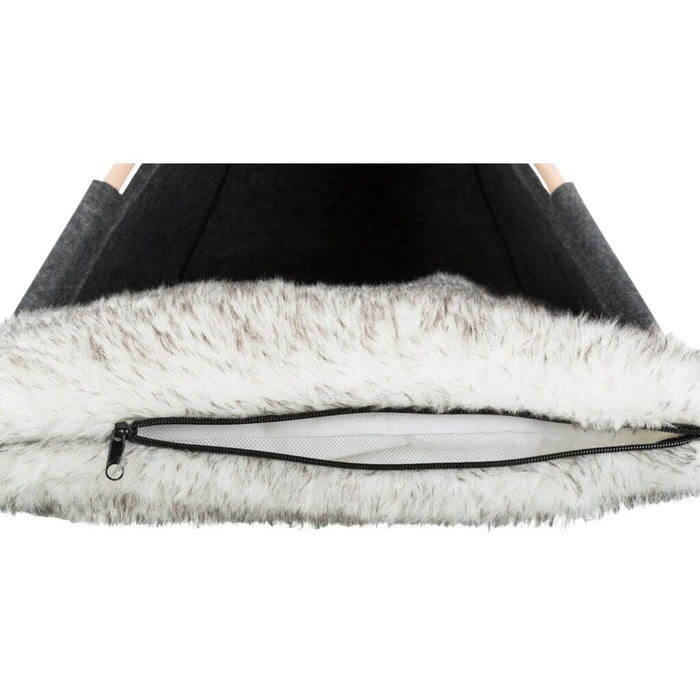 Höhle Tipi, Filz, anthrazit