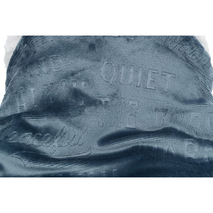 Kuschelsack Paul, blau/weiß