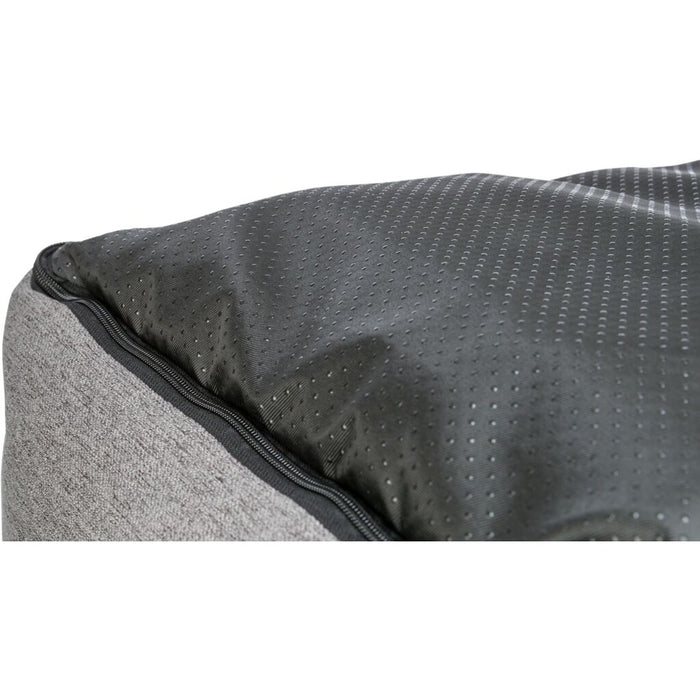 Bett CityStyle, eckig, grau