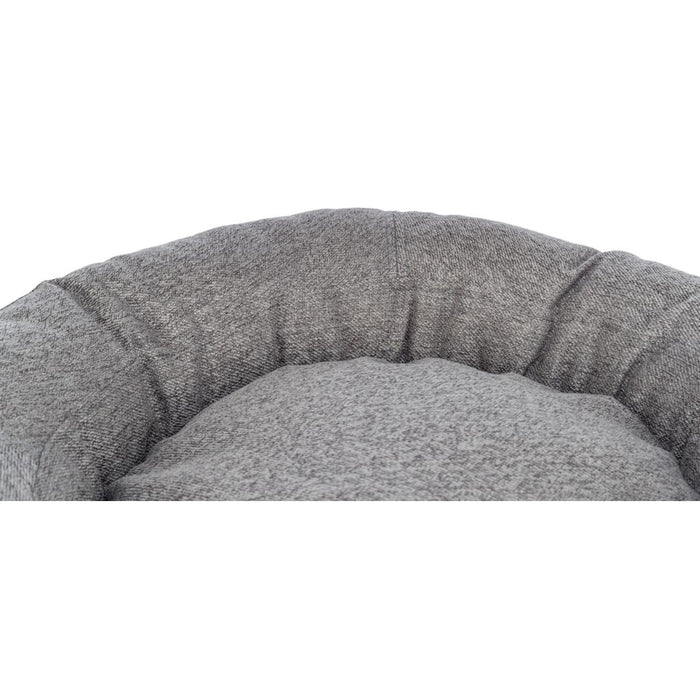 Bett CityStyle, rund, grau