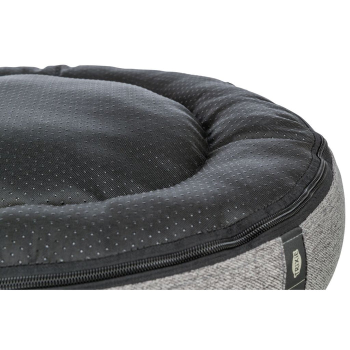 Bett CityStyle, rund, grau