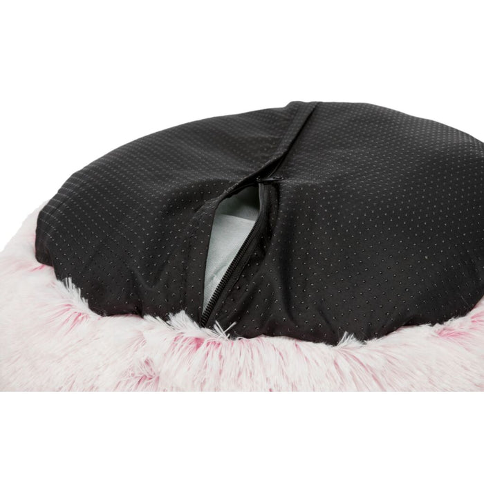 Bett Harvey, rund, weiß-pink