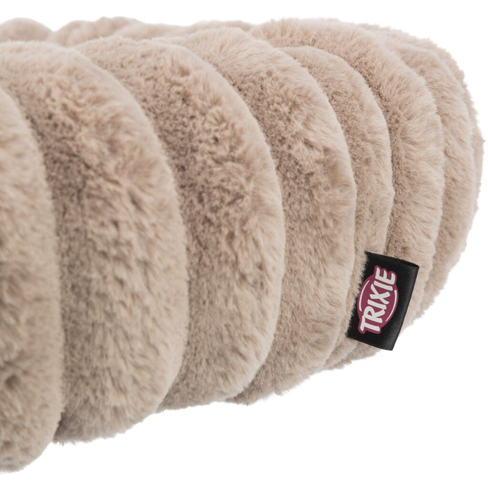 Bett Lonni, rund, hellbraun