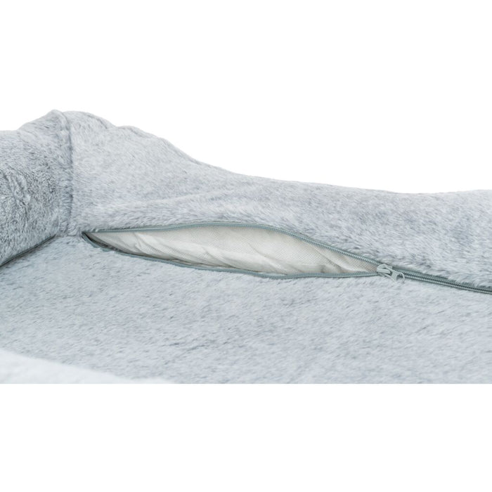 Vital Bett Lino Soft, eckig, grau/hellgrau