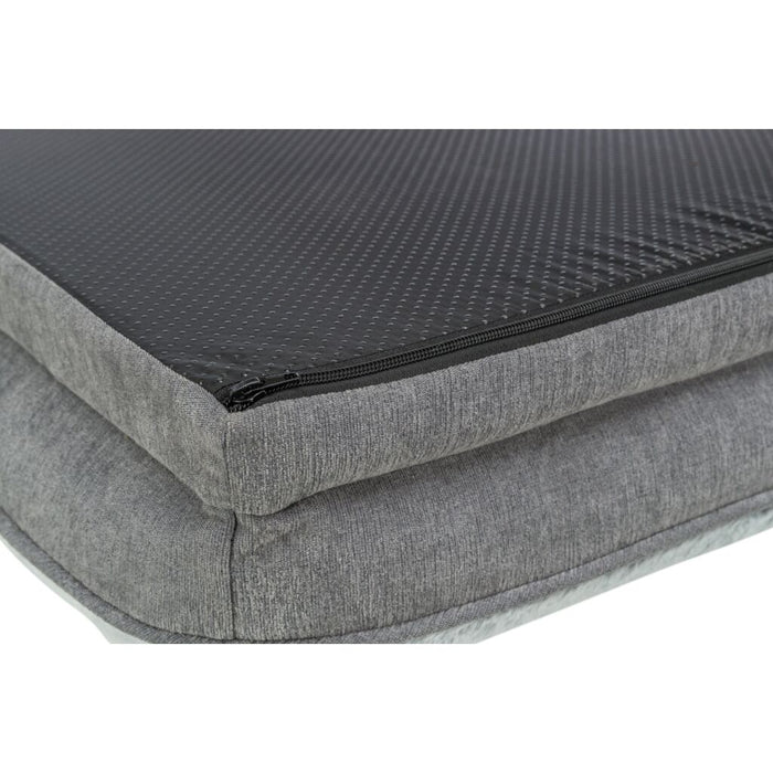 Vital Bett Lino Soft, eckig, grau/hellgrau