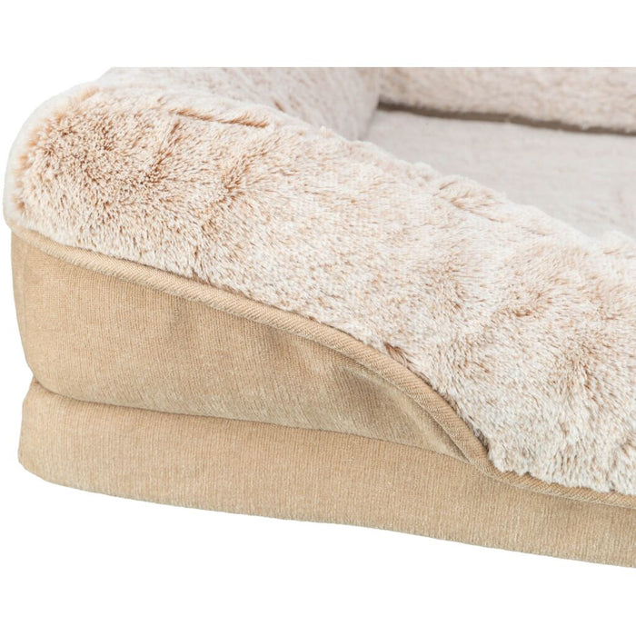 Vital Bett Lino Soft, eckig, beige