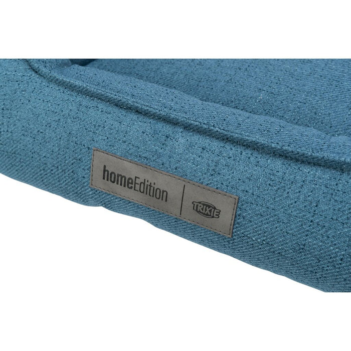 Bett Talis, eckig, blau
