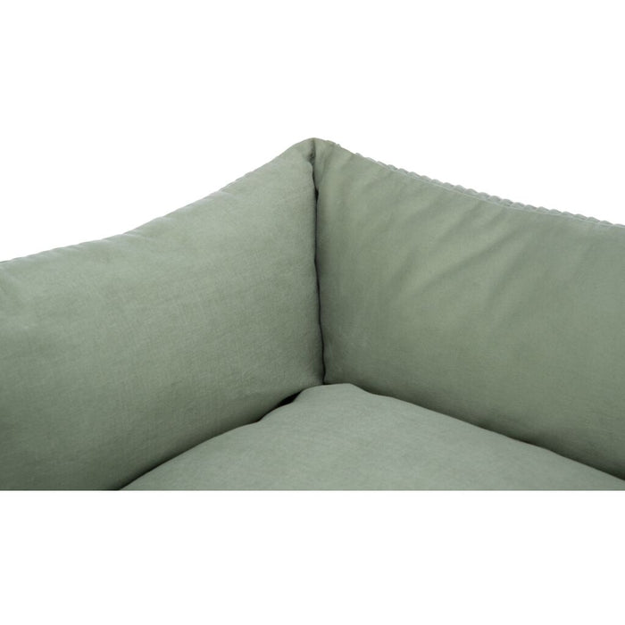 Bett Marley, eckig, salbei