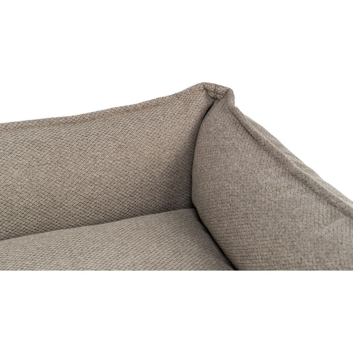 Vital Bett Liano, eckig, taupe