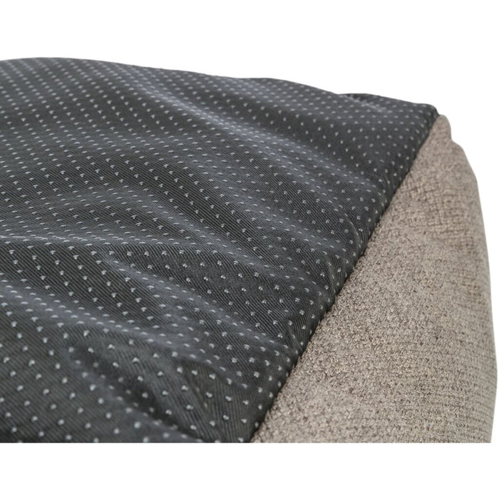 Vital Bett Liano, eckig, taupe
