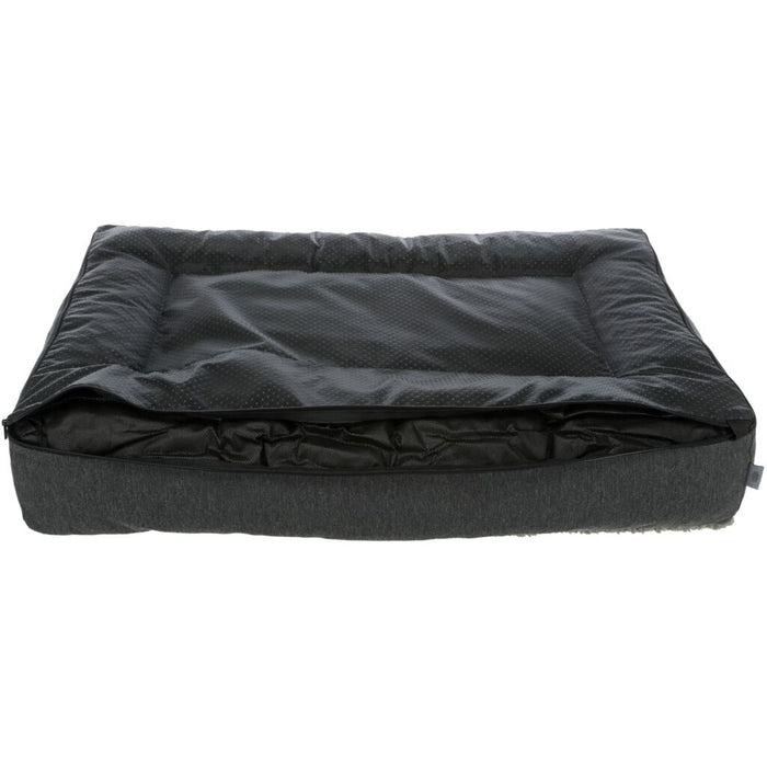 Vital Kissen Bendson, eckig, dunkelgrau/hellgrau