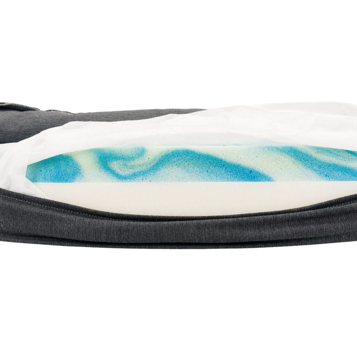 Vital Sofa Bendson, oval, dunkelgrau/hellgrau