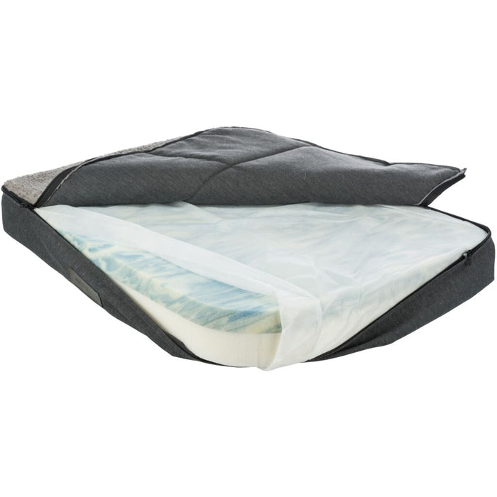 Vital Sofa Bendson, eckig, dunkelgrau/hellgrau