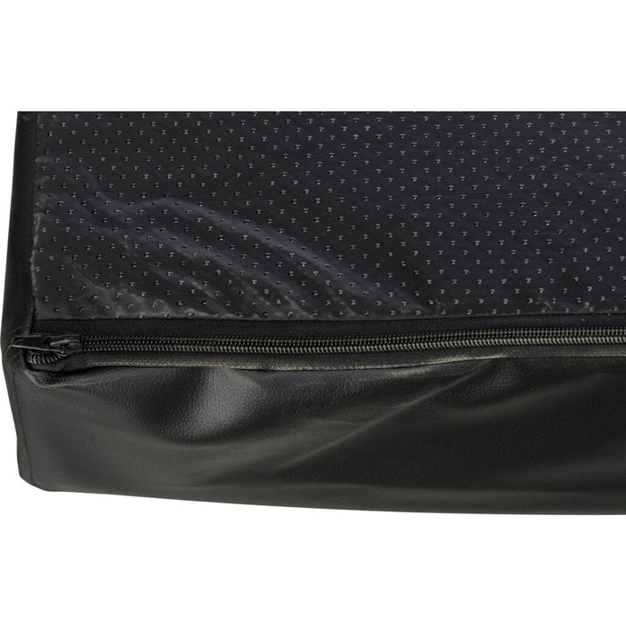 Vital Bett Remo, eckig, Kunstleder, schwarz