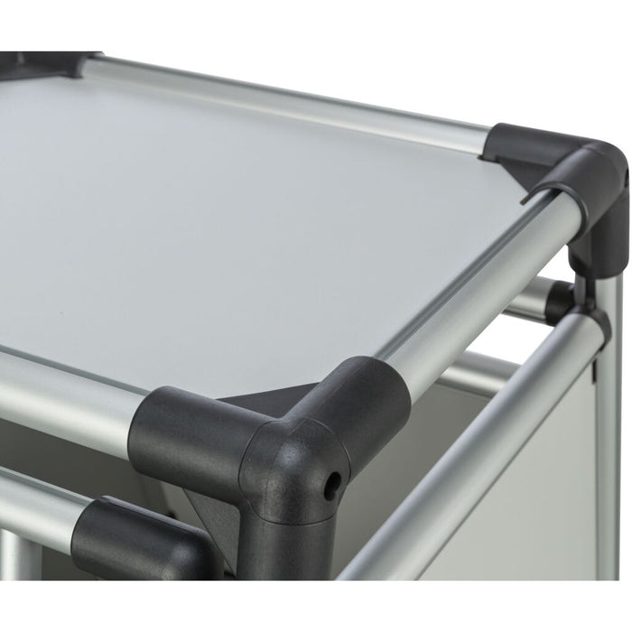 Transportbox, Aluminium, hellgrau/silber