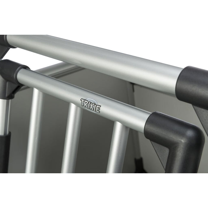 Transportbox, Aluminium, hellgrau/silber