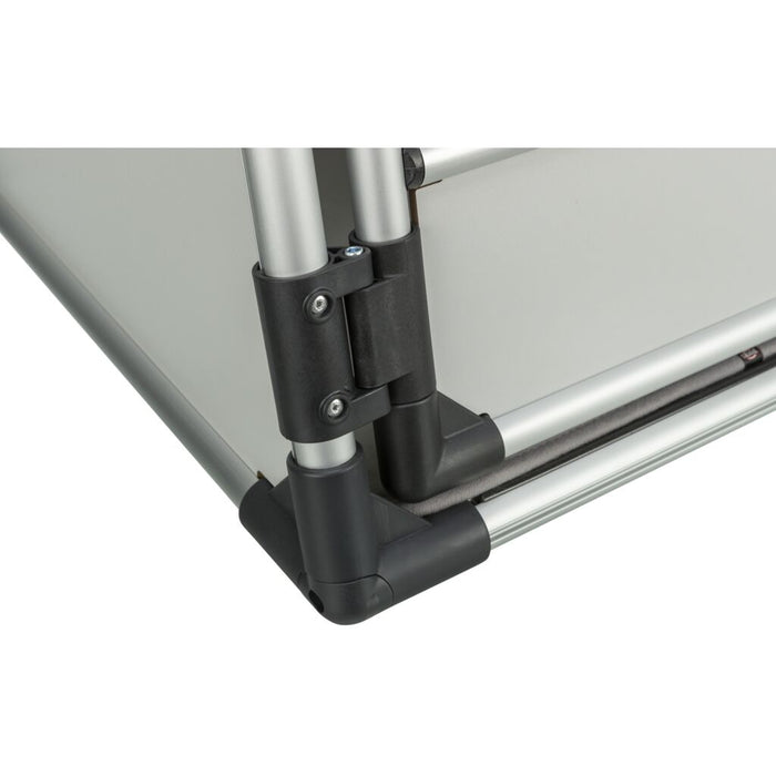 Transportbox, Aluminium, hellgrau/silber