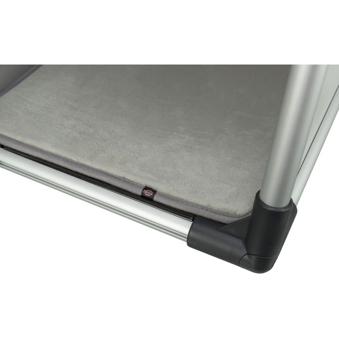 Transportbox, Aluminium, hellgrau/silber