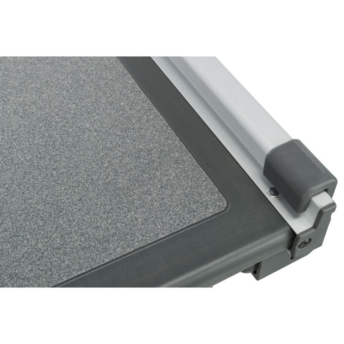 Teleskop-Rampe, Aluminium/Kunststoff/Sandpapier, 5,8 kg, grau