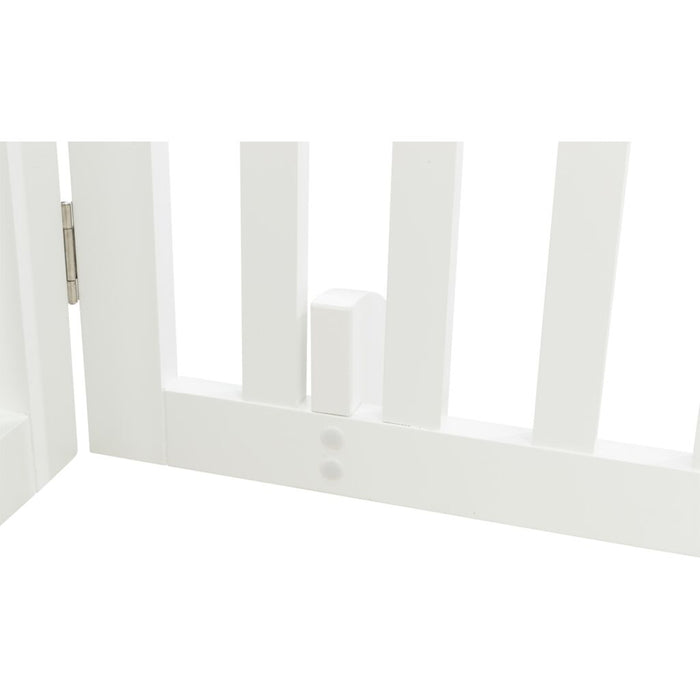 Absperrgitter, MDF, 3-teilig, weiß