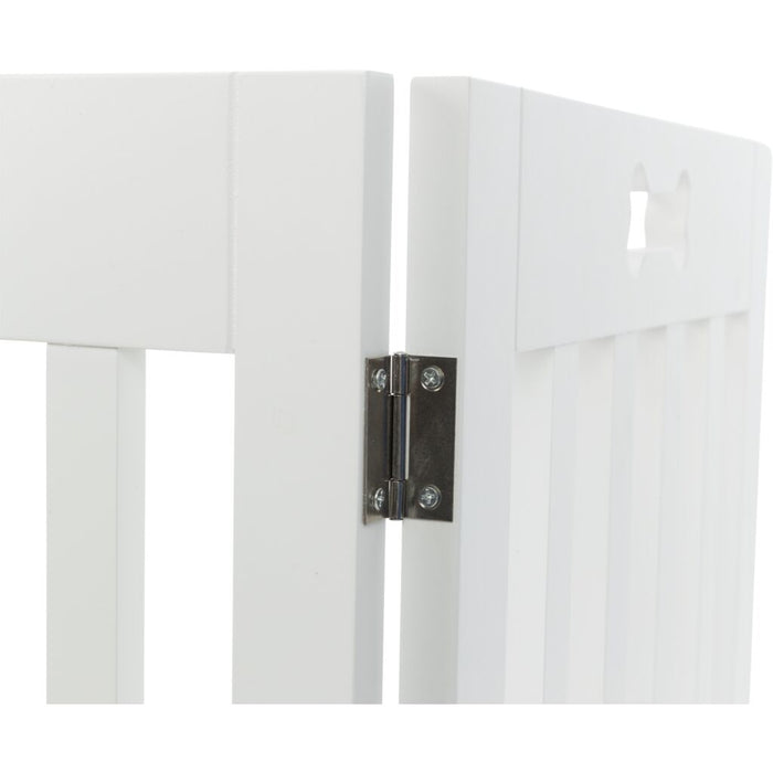 Absperrgitter, MDF, 3-teilig, weiß