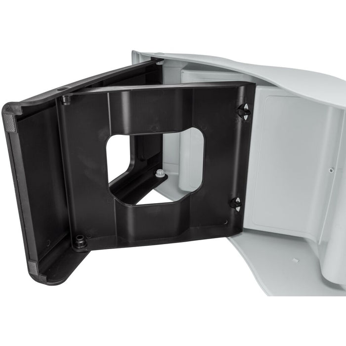 Treppe, Kunststoff, hellgrau