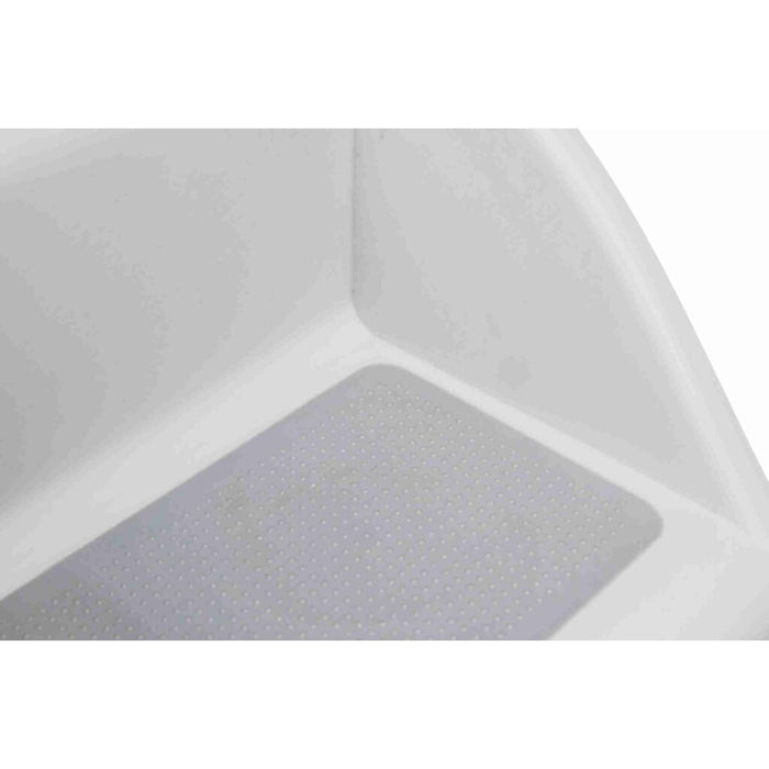 Treppe, Kunststoff, hellgrau