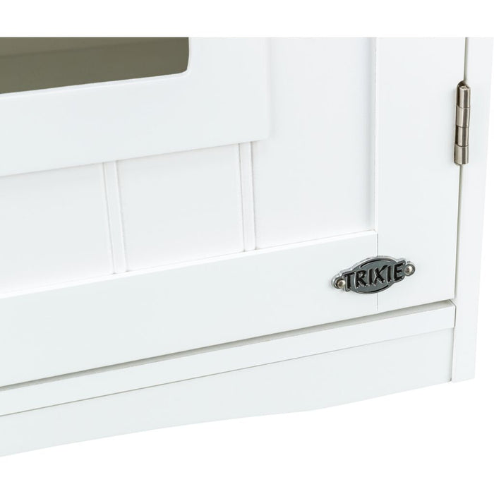 Katzenhaus für Katzentoilette, MDF, weiß