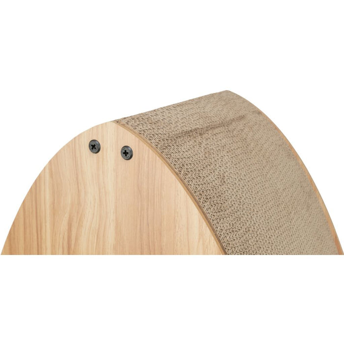Kratzhaus, Kratzpappe/MDF, hellbraun