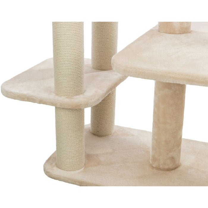 Kratzbaum Bertholo, creme/dunkelbraun