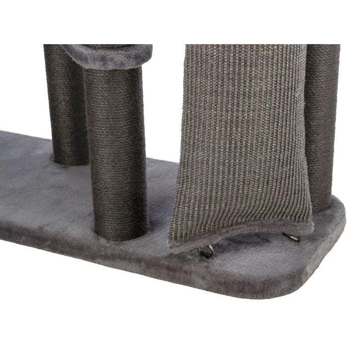 Kratzbaum Active, grau mit Kletterrampe