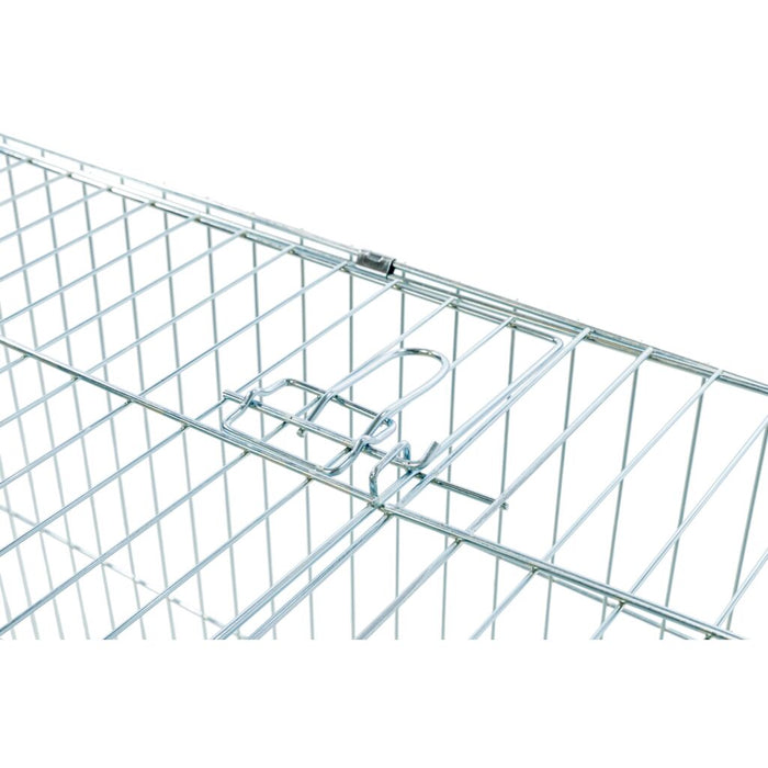 natura Freilaufgehege mit Abdeckung, Metall
