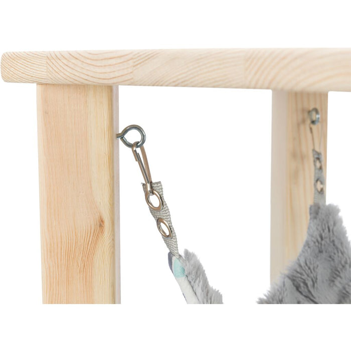 Unterstand mit Hängematte Sunny, bunt/grau