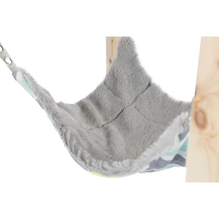 Unterstand mit Hängematte Sunny, bunt/grau