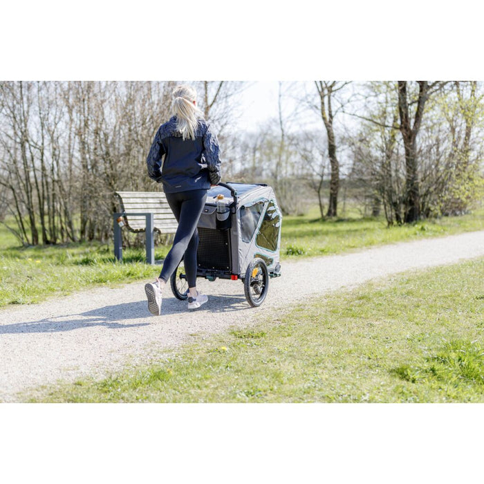 Fahrrad-Anhänger, grau/salbei