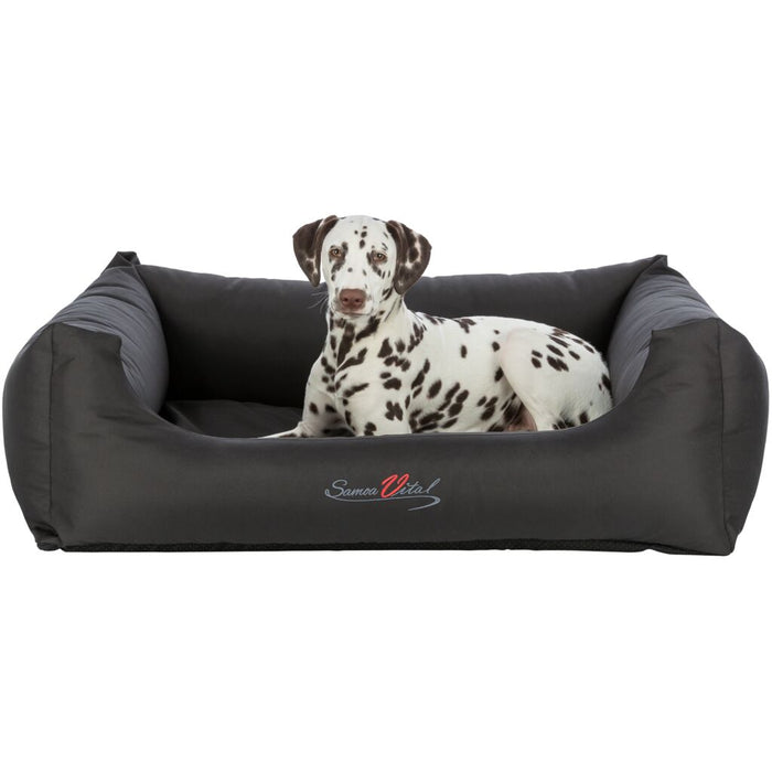 Bett Samoa Vital, eckig, schwarz