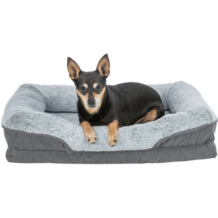 Vital Bett Lino Soft, eckig, grau/hellgrau