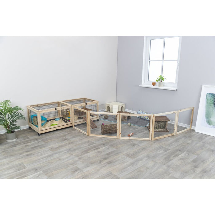 Indoor Freilaufgehege, Zwergkaninchen