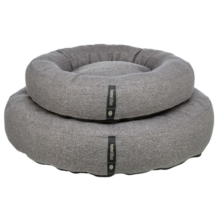 Bett CityStyle, rund, grau