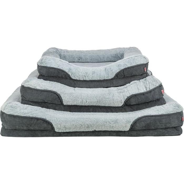 Vital Bett Lino Soft, eckig, grau/hellgrau