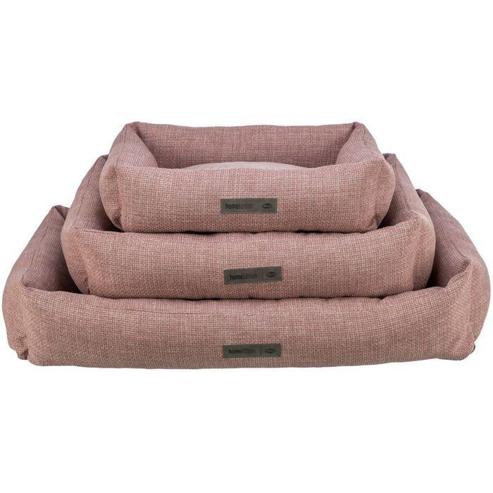 Bett Viviana, eckig, blau-grau