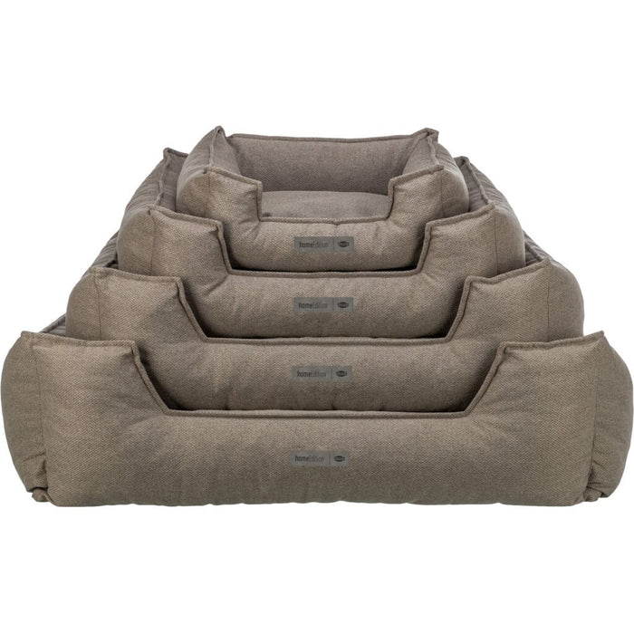Vital Bett Liano, eckig, taupe
