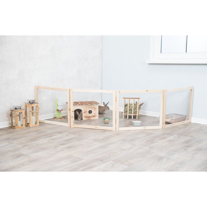 Indoor Freilaufgehege, Zwergkaninchen