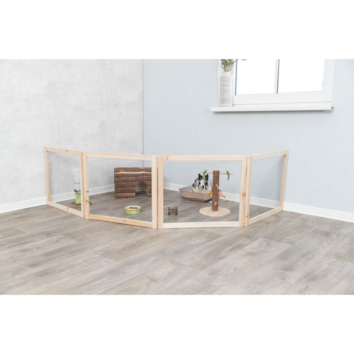 Indoor Freilaufgehege, Zwergkaninchen